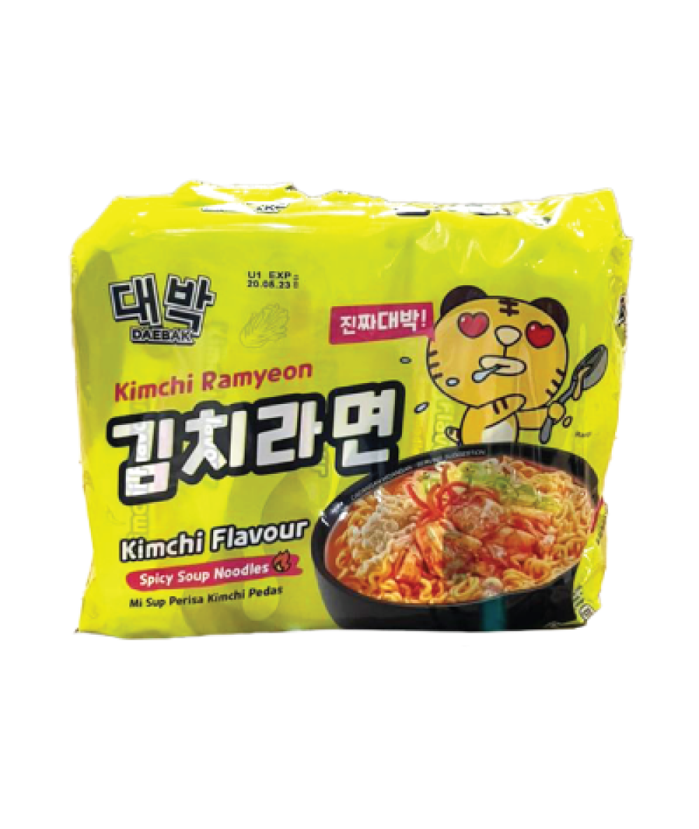 Daebak Kimchi Guk Noodle (辣白菜)103g*5s