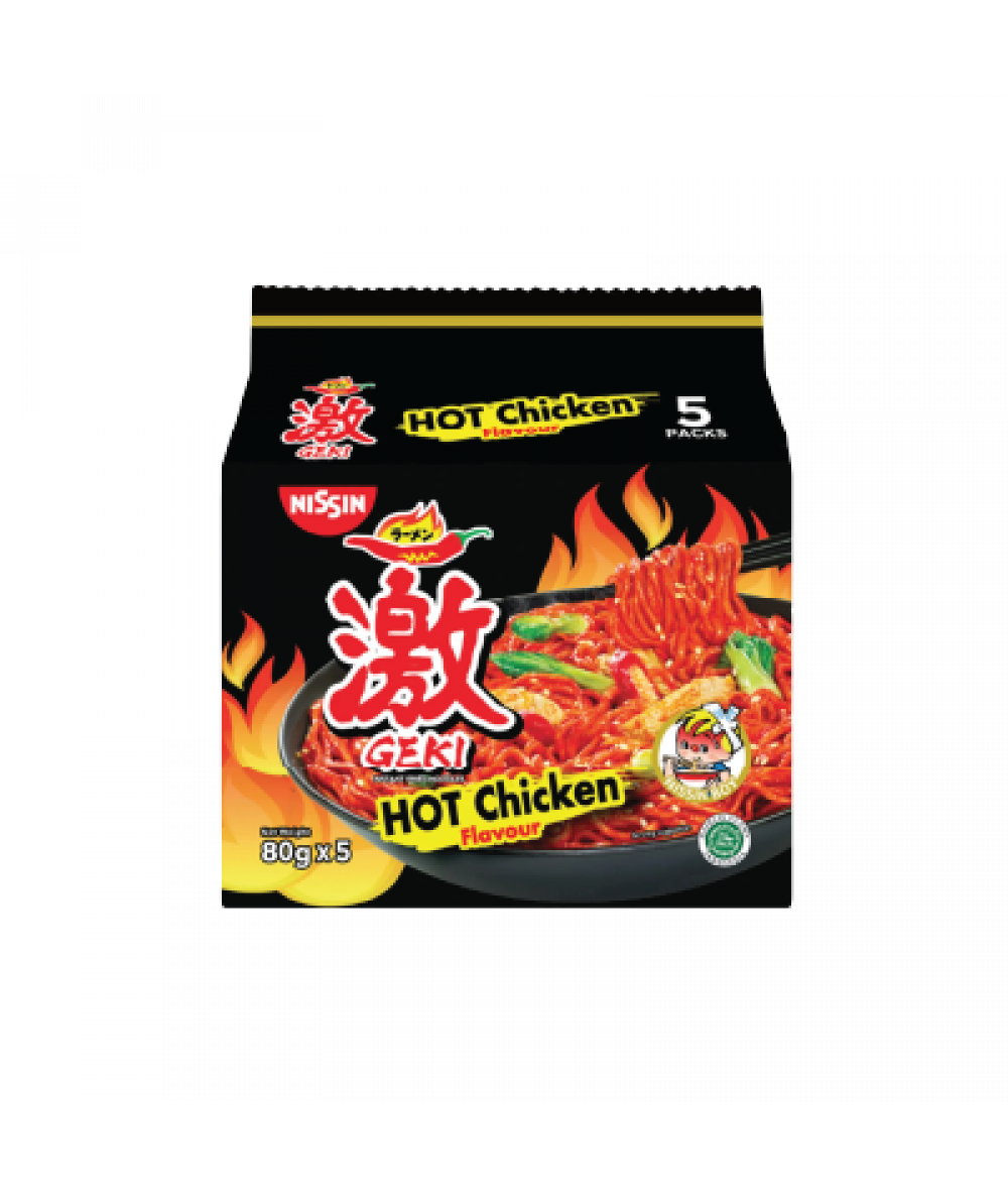 *Nissin Geki Hot Chicken Flv 80g*5s