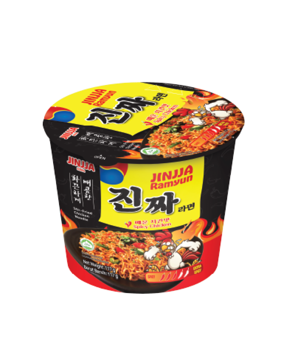 *Jinjja Ramyun Spicy Chicken Bowl 117g