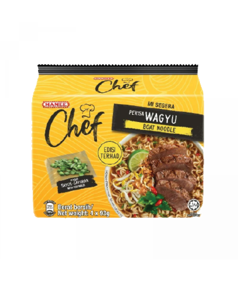 *Mamee Chef Wagyu Boat Flv 97g*4's
