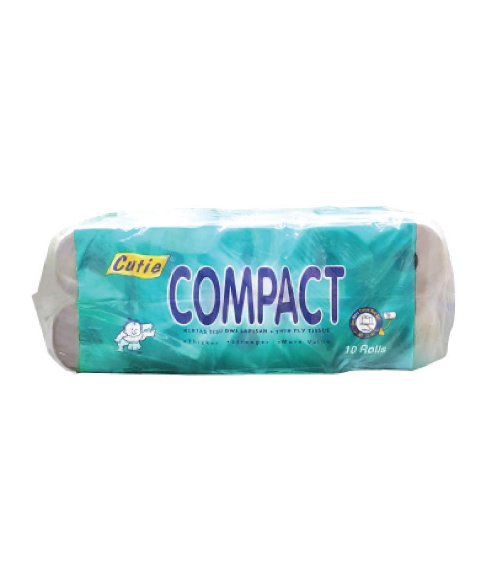 Cutie Compact Toilet Roll 10s*3