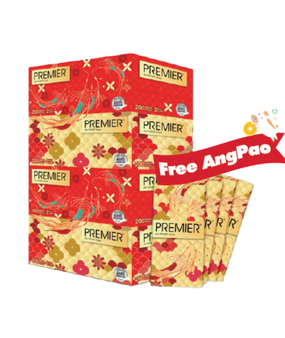 Premier CNY Facial Tissue 4*200s