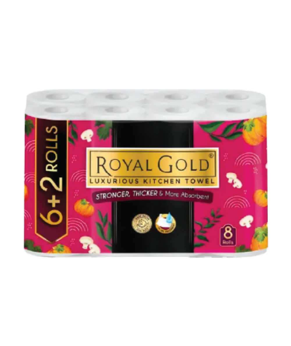 Royal Gold Kitchen Towel 8'R