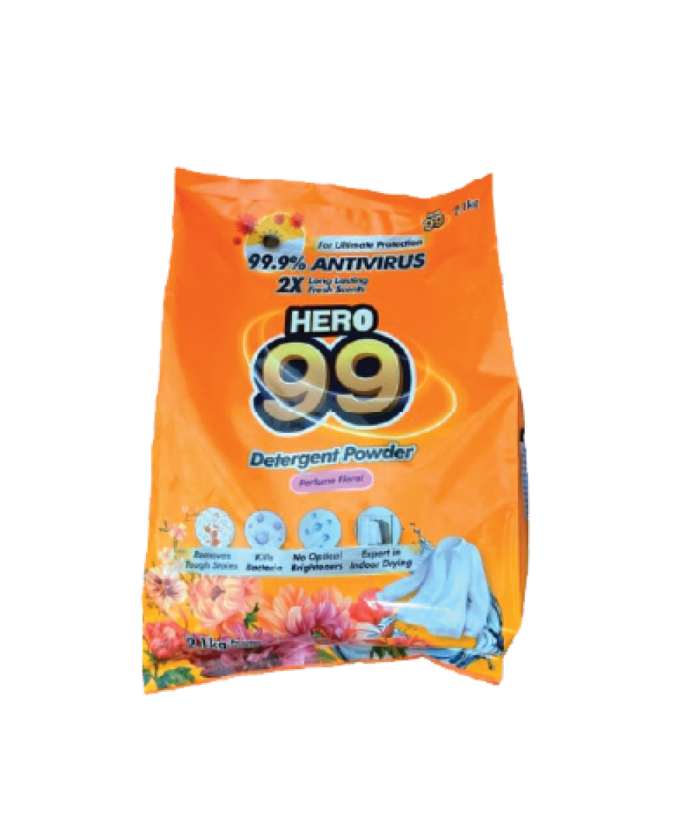 *Hero 99 Pwd Detergent Perfume Floral 2.1kg 