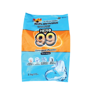 *Hero 99 Pwd Detergent Indoor Drying 2.1kg 