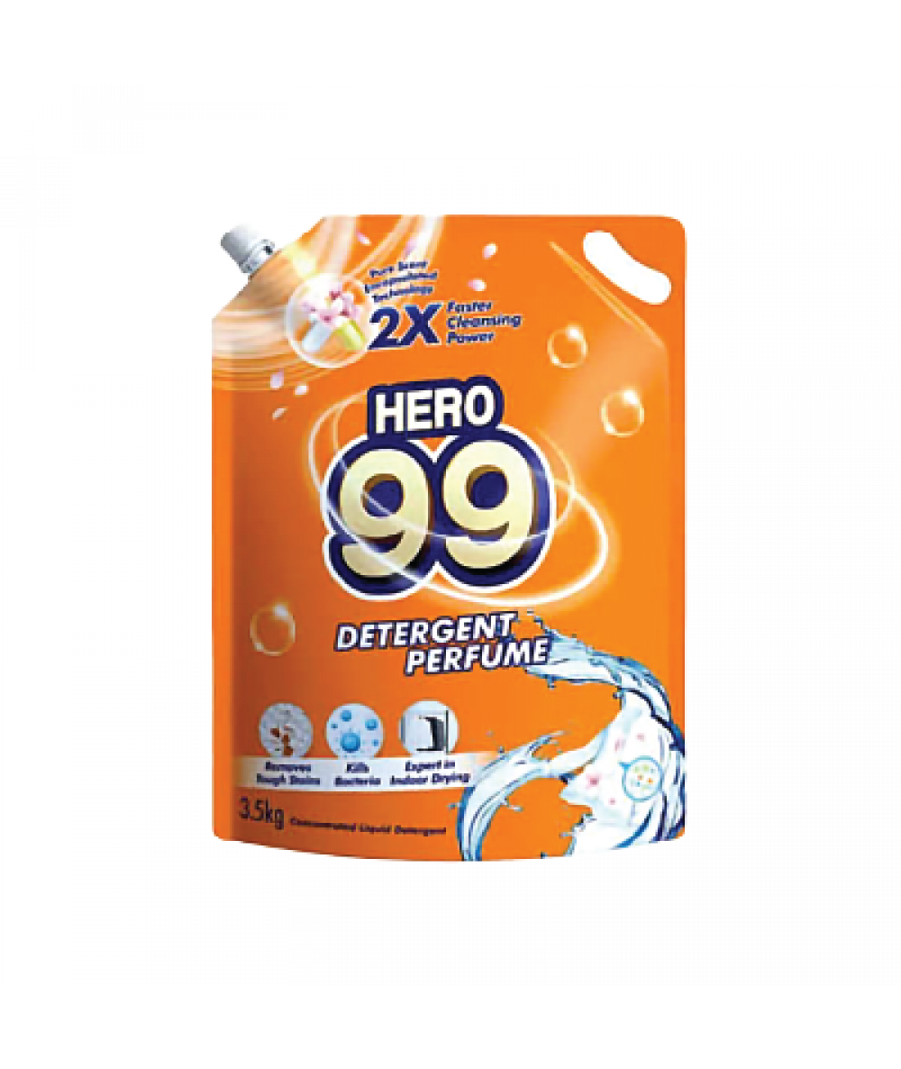 *Hero 99 Liq Detergent Perfume Refill 3.5kg 
