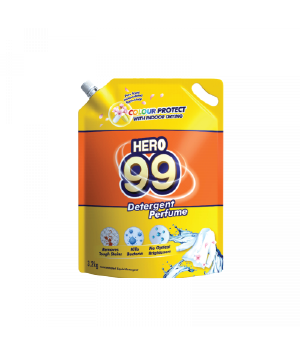 *Hero 99 Liq Detergent Colour Protect Refill 3.2kg