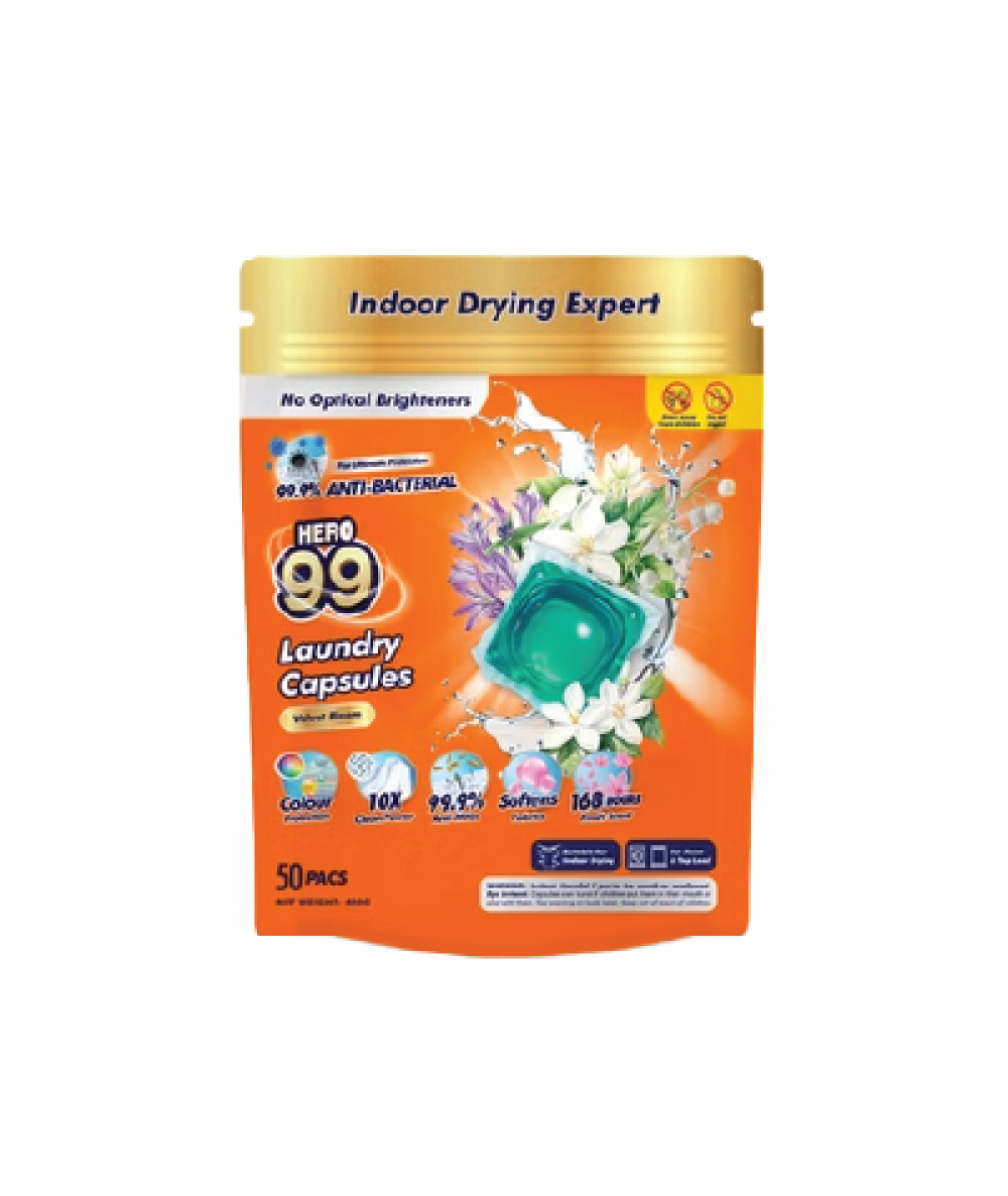 *Hero 99 Laundry Capsule Velvet Bloom 400g