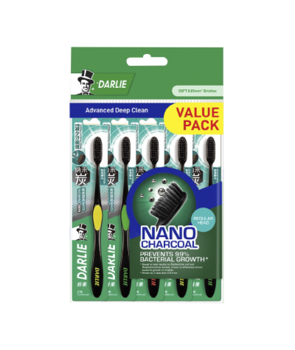 *Darlie Charcoal Clean Toothbrush 5's