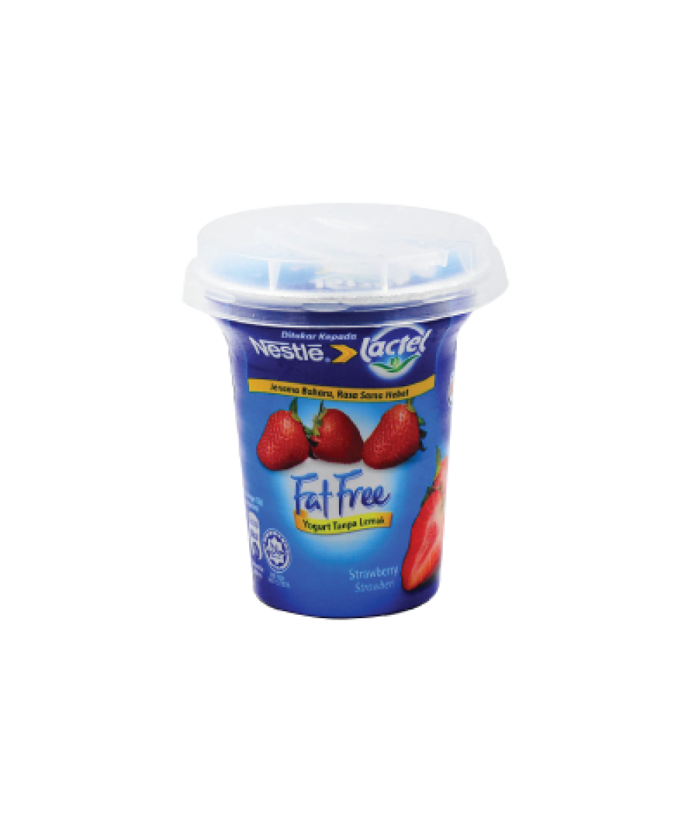 Nestle Lactel Fat Free Yogurt Strawberry 125g