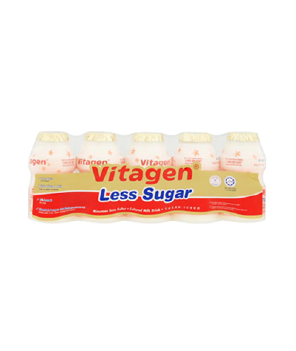 Vitagen Less Sugar LB Natural 125ml*5's