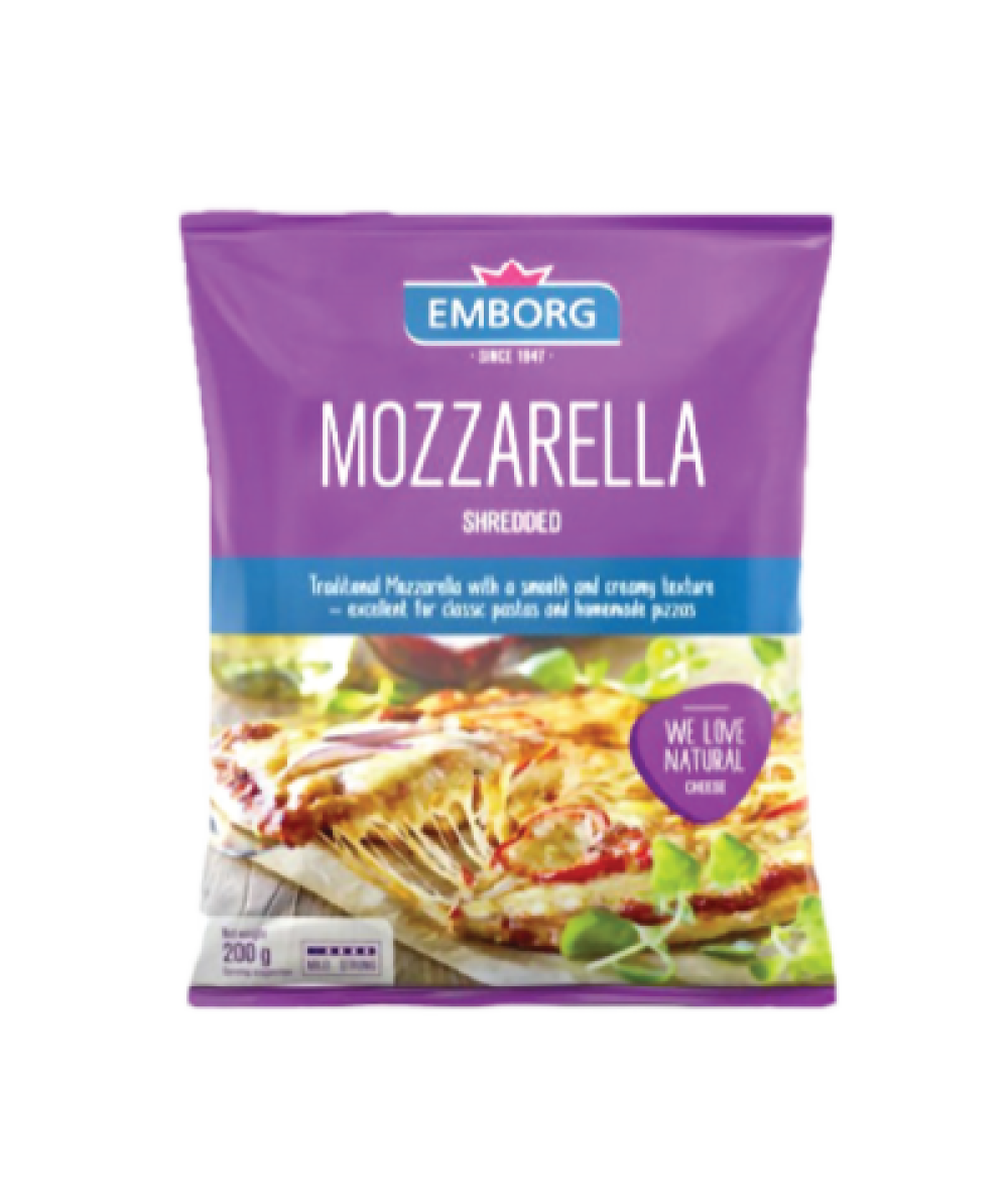 Emborg Shredded Mozzarella 200g