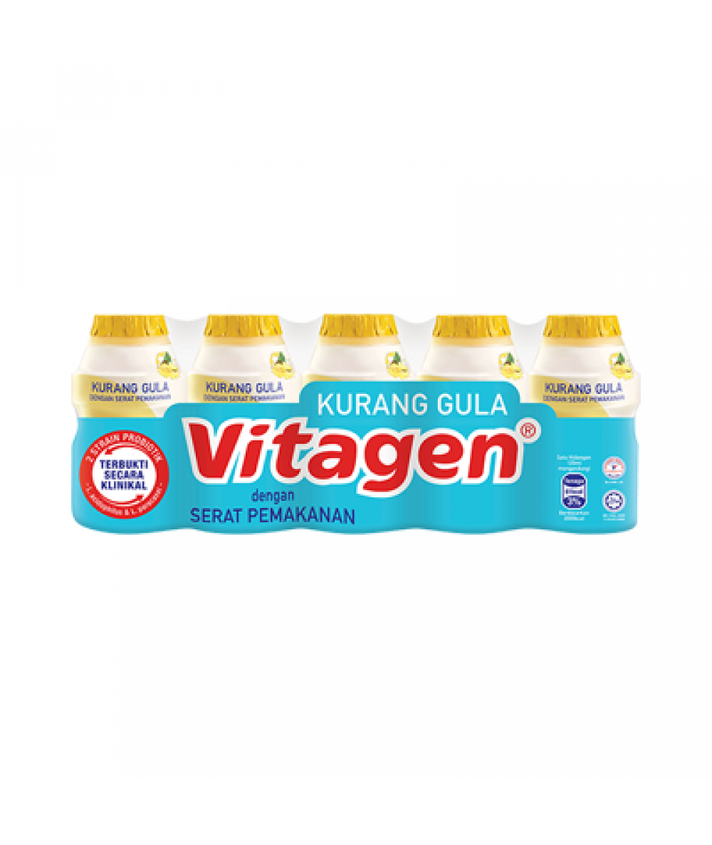 Vitagen Less Sugar Pineapple 125ml*5's