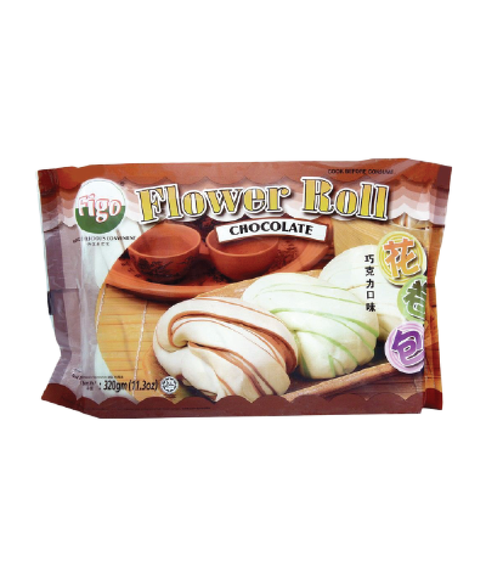 Figo Flower Roll Chocolate 320g 禄篓戮铆脟脡驴脣脕