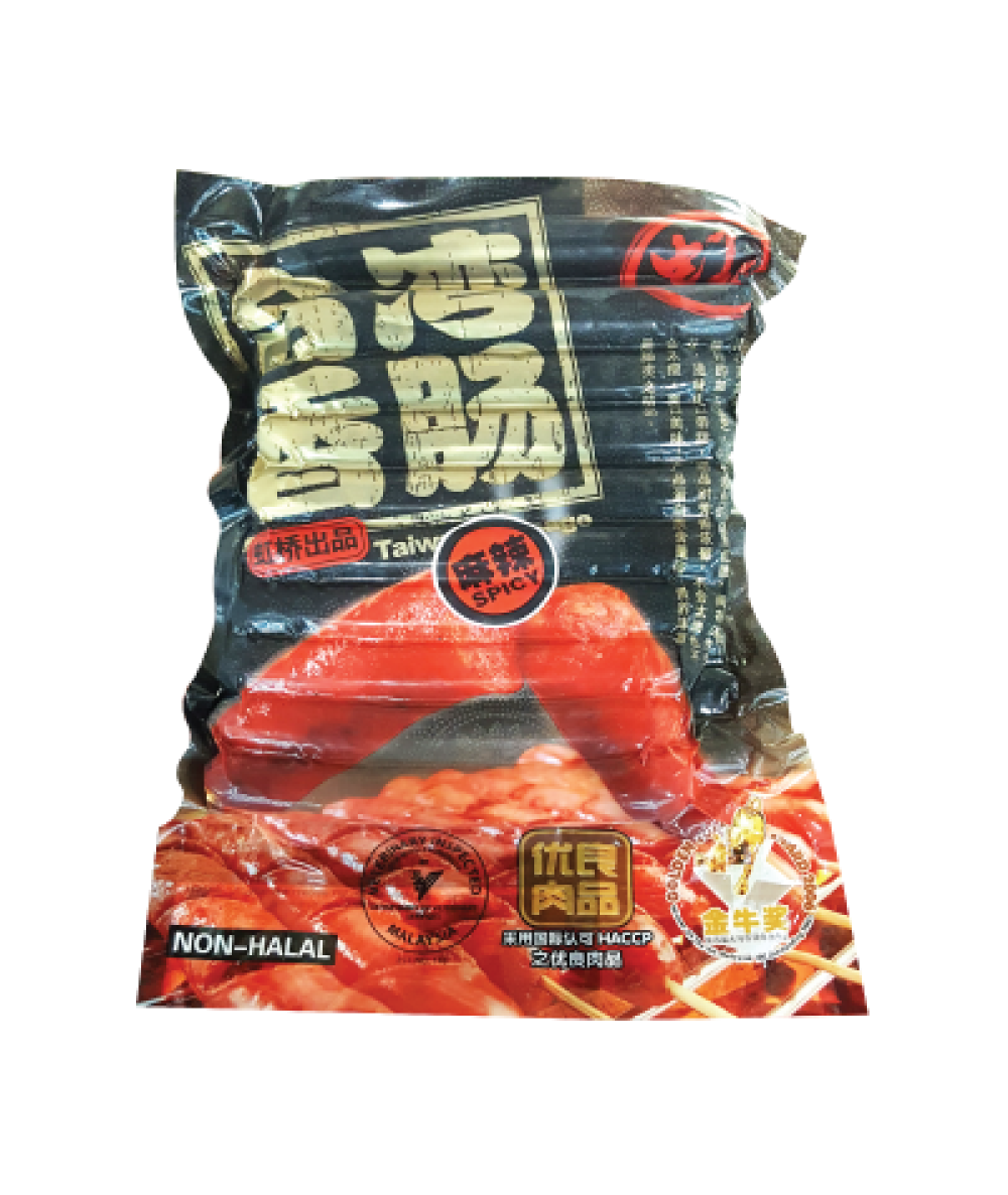 HQ Taiwan Spicy Sausage 980g 虹桥辣味台湾香肠