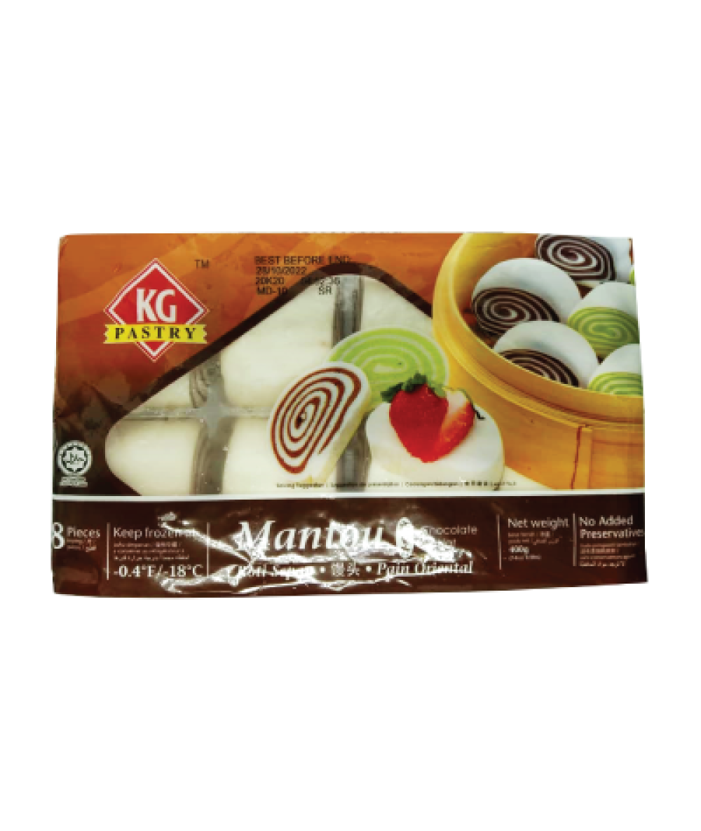 KG Mantou Chocolate 8's 400g 巧克力馒头