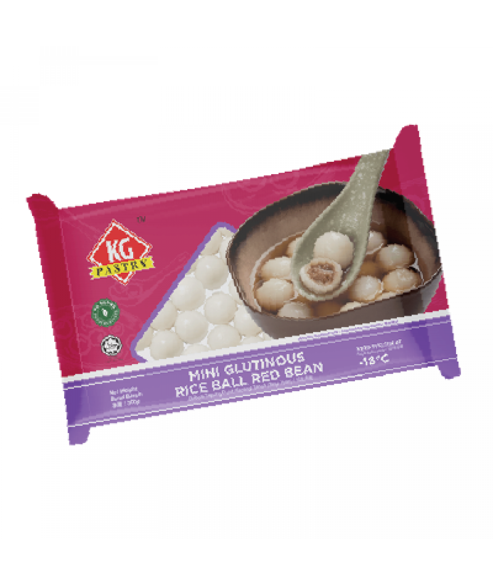 KG Mini Rice Ball Red Bean 300g