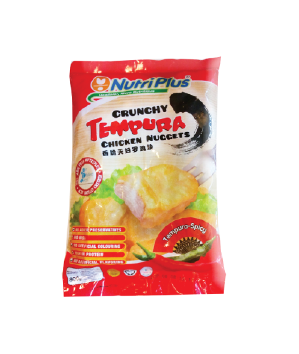 Nutriplus Tempura Chicken Nuggets-Spicy 800g