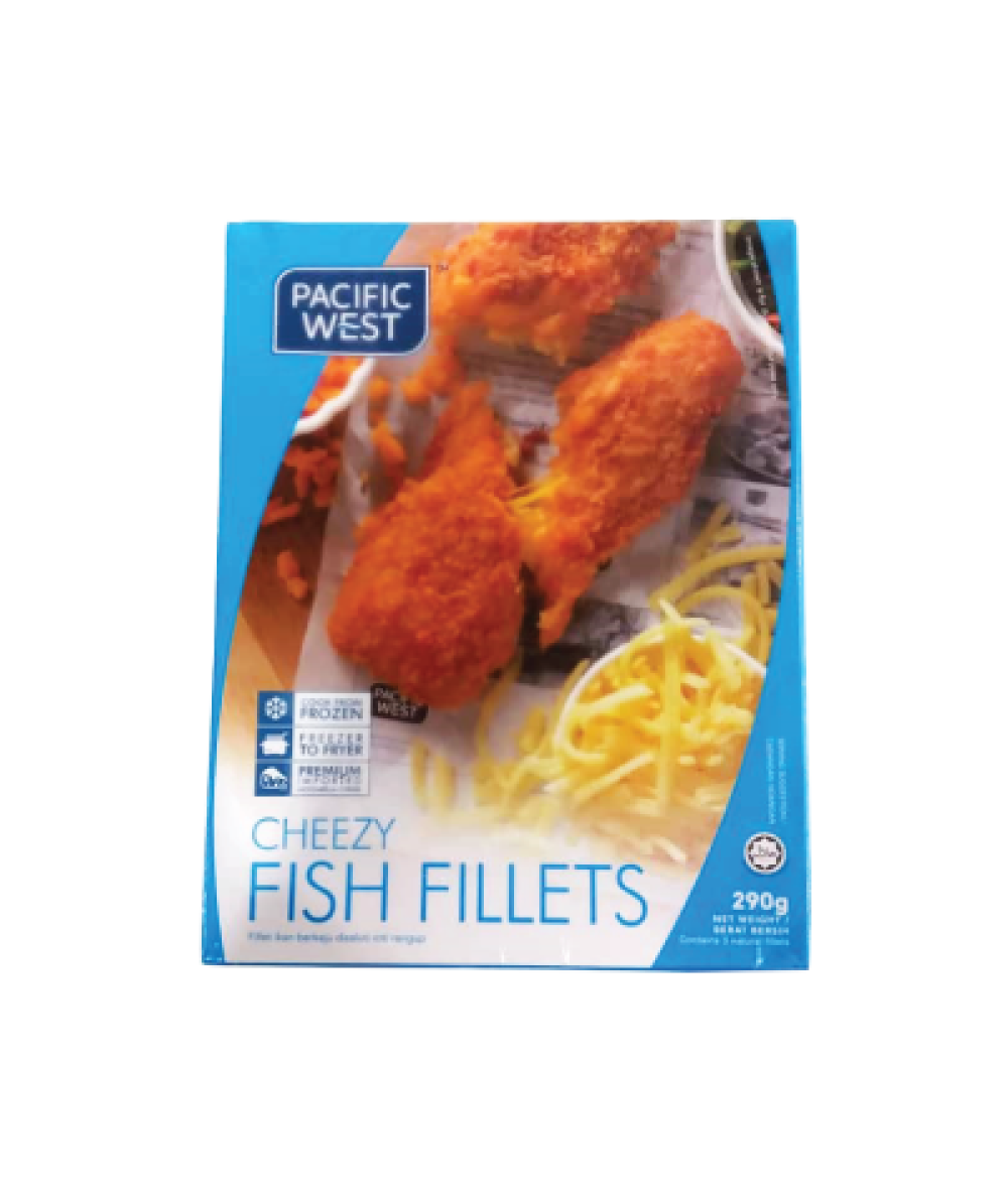 Pacific West Cheezy Fish Fillet 290g