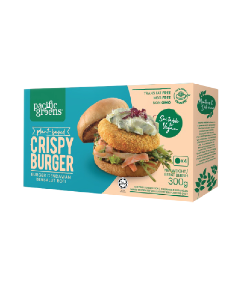 *Pacific Greens Plant-based Crispy Burger 300g