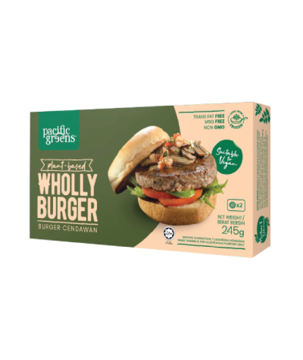 *Pacific Greens Plant-based Wholly Burger 300g