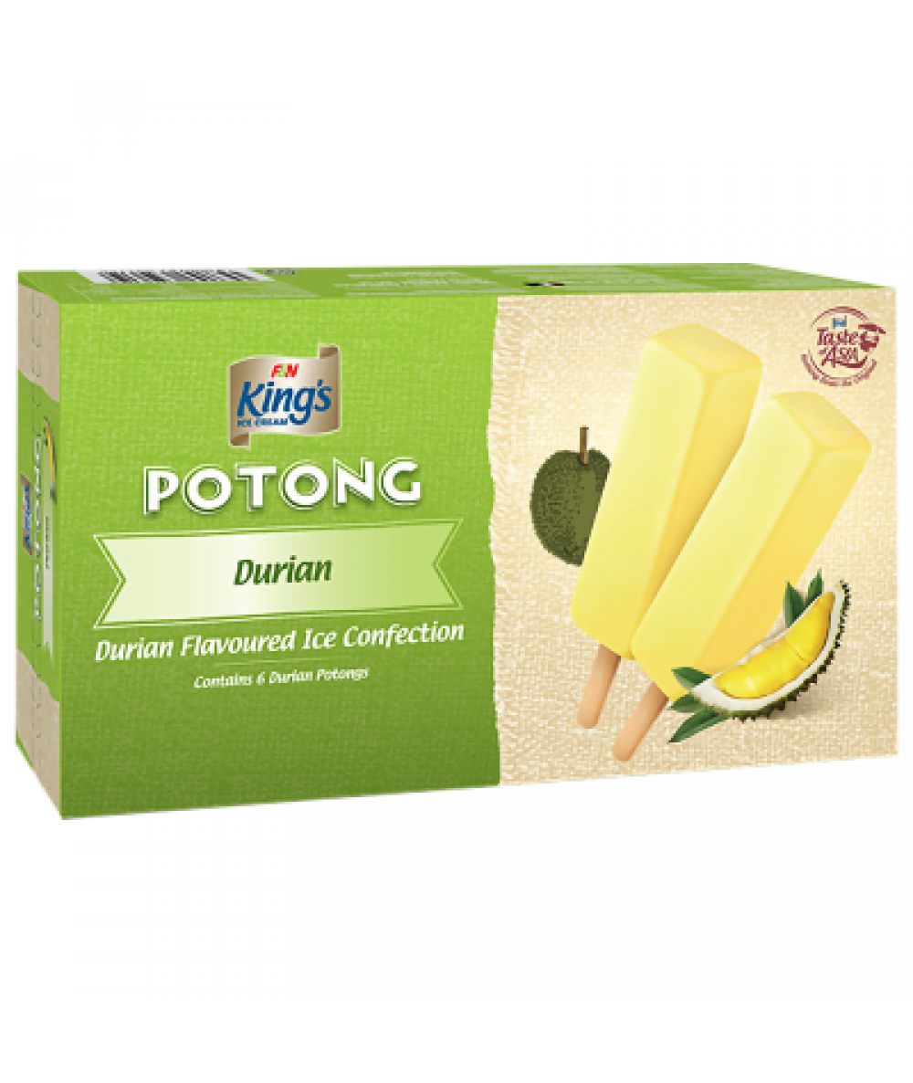 *King's Potong Durian Pack 6pcs