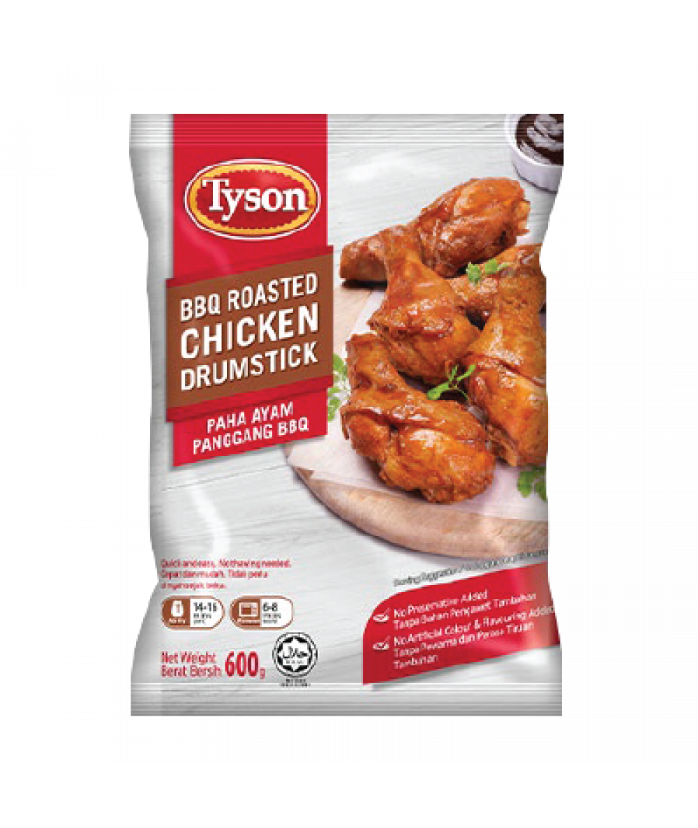 *Tyson BBQ Roasted Chicken Drumstick 600g