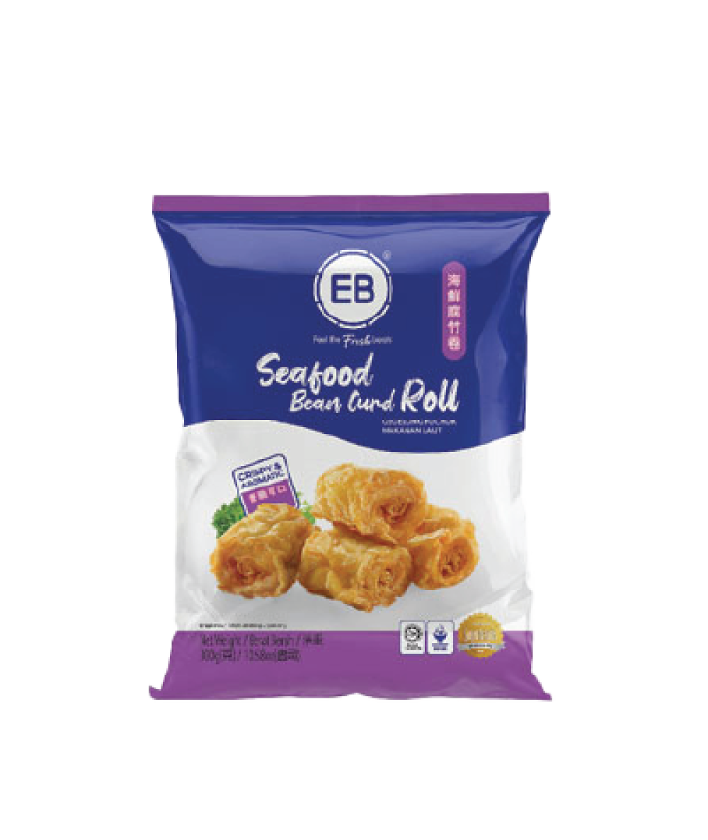 *EB Seafood Beancurd Roll 300g