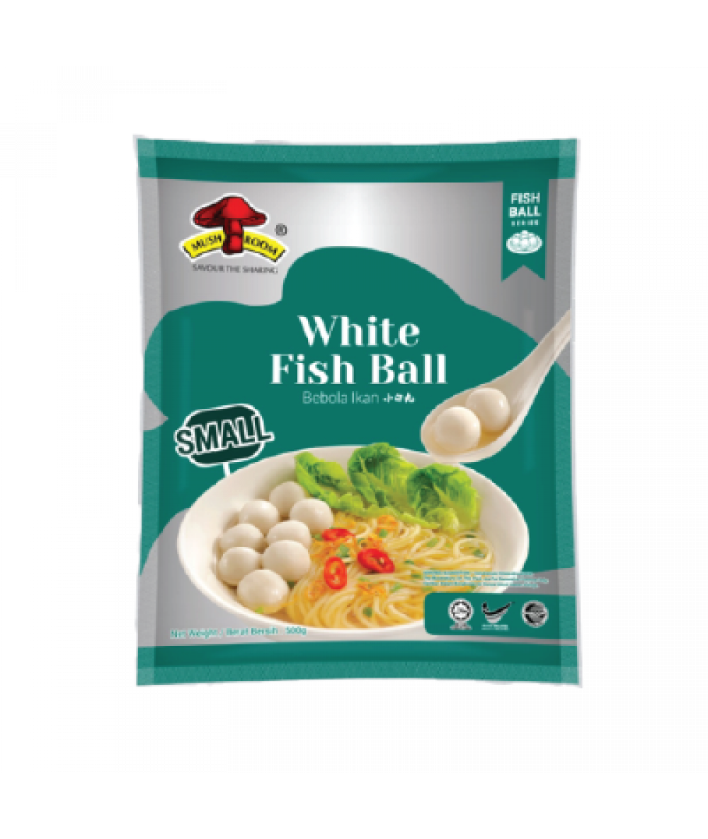 *Mushroom Small White Fish Ball 500g