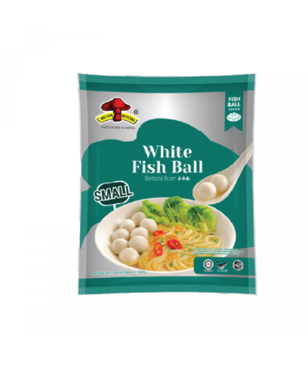*Mushroom Small White Fish Ball 500g