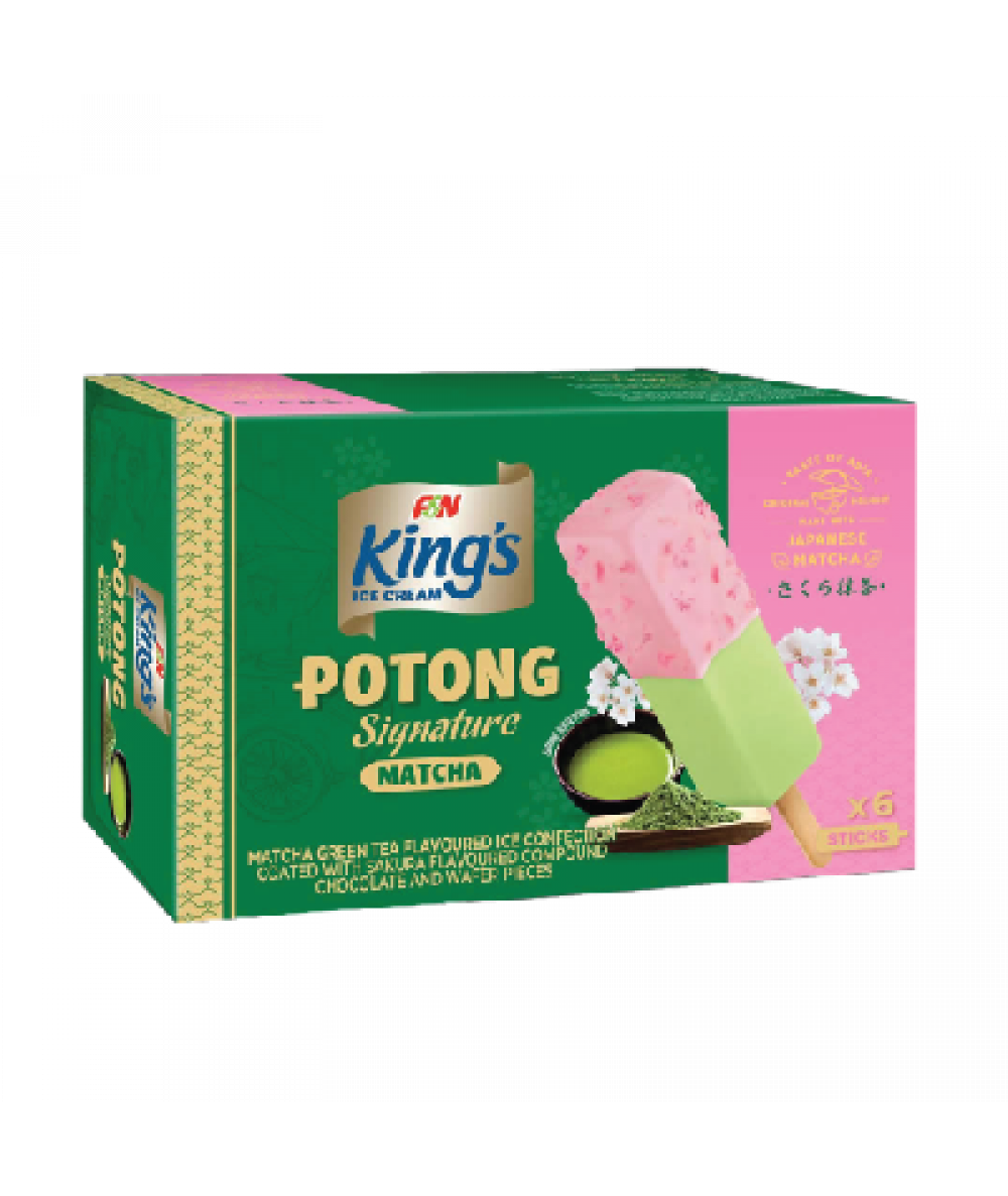 *King's Potong Matcha Stick MP (6x55ml)