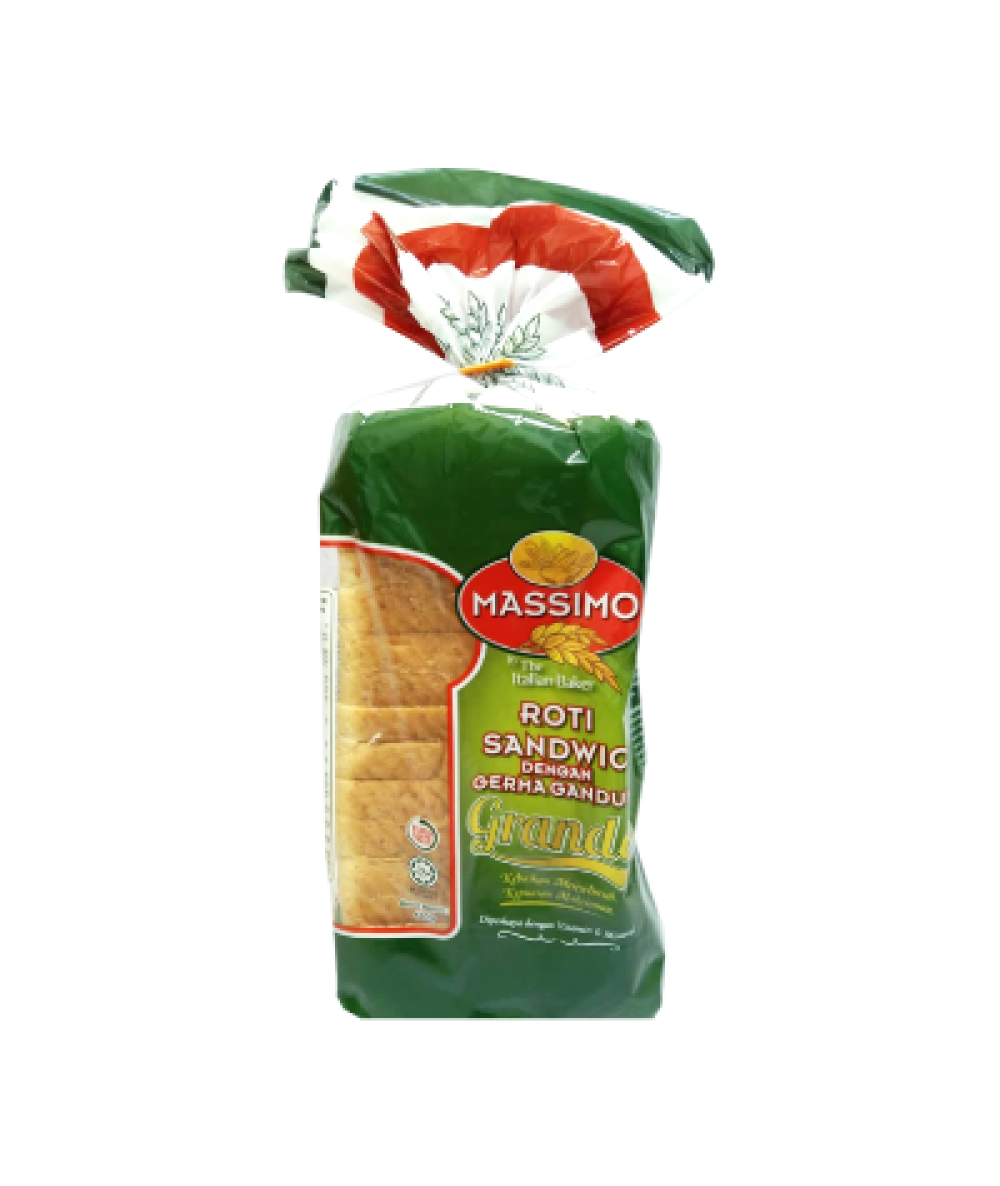 Massimo Sandwich Loaf W/ Wheat Germ 600g ( WG )