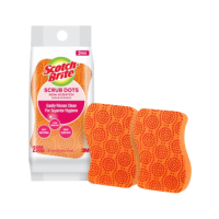 *Scotch Scrub Dots NS Sponge 2's (orange)